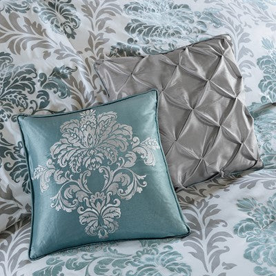 Madison Park Bella 7 Piece Comforter Set in Aqua, King MP10-4030