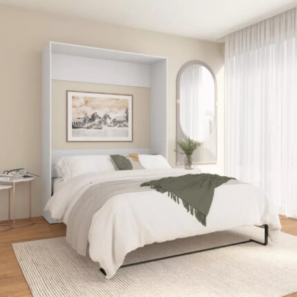 Claremont 65W Queen Murphy Bed in White
