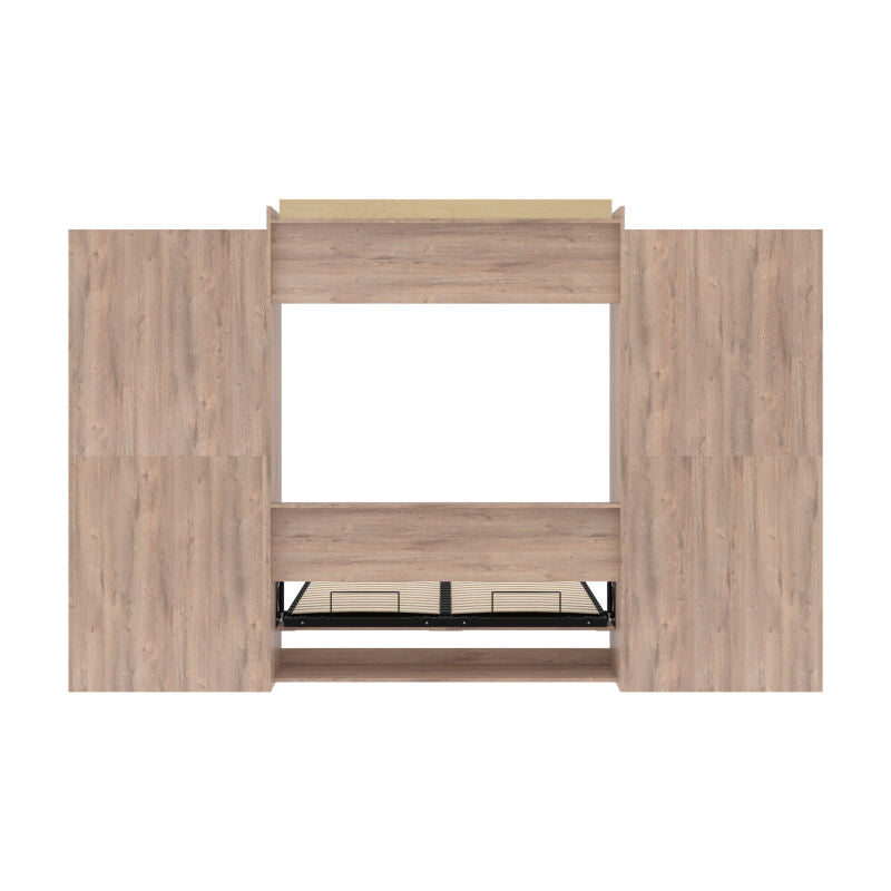 26886-000009-bestar-pur-queen-murphy-bed-and-2-shelving-units-with-drawers-136w-in-rustic-brown-10