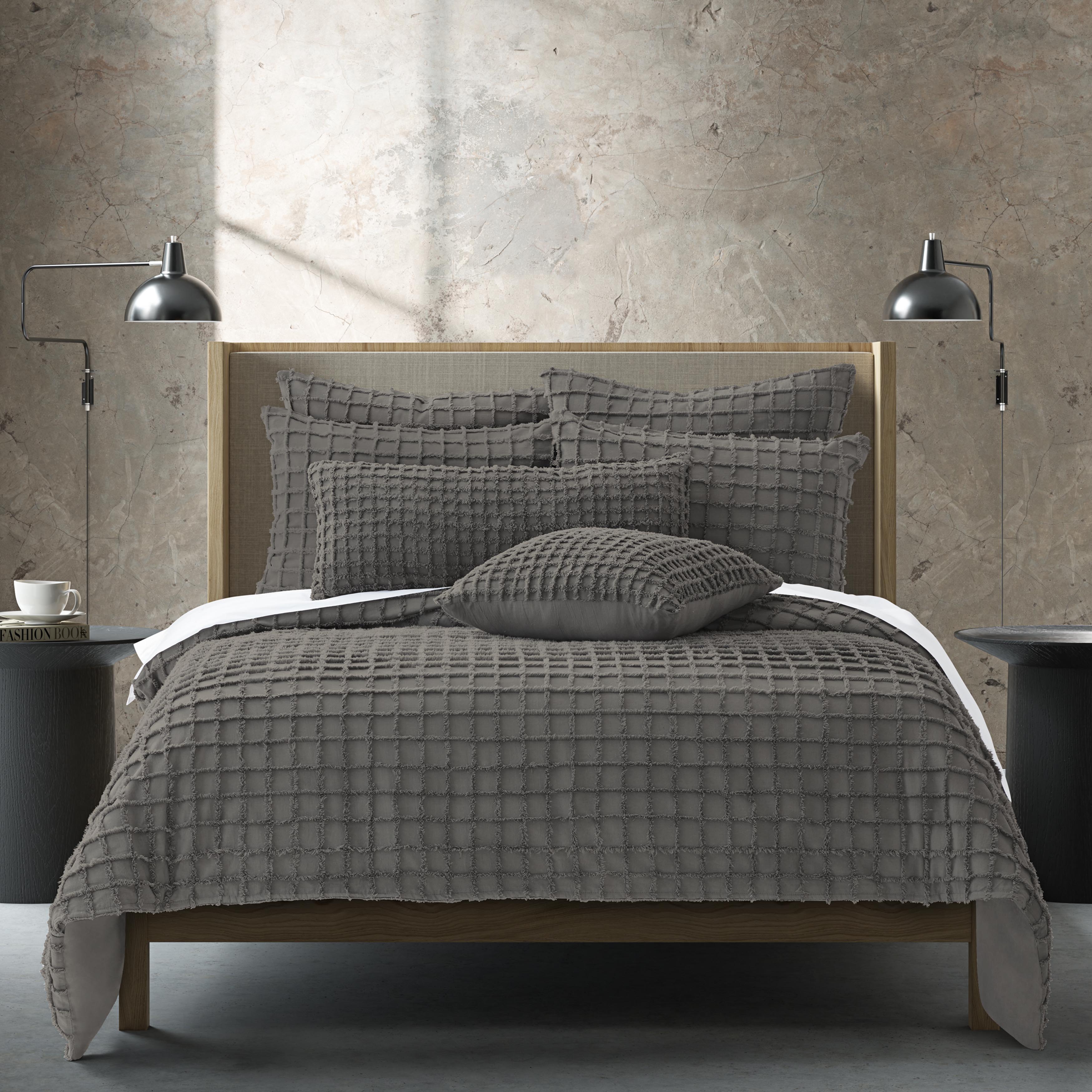 CameronGrey3-PieceDuvetCoverSet