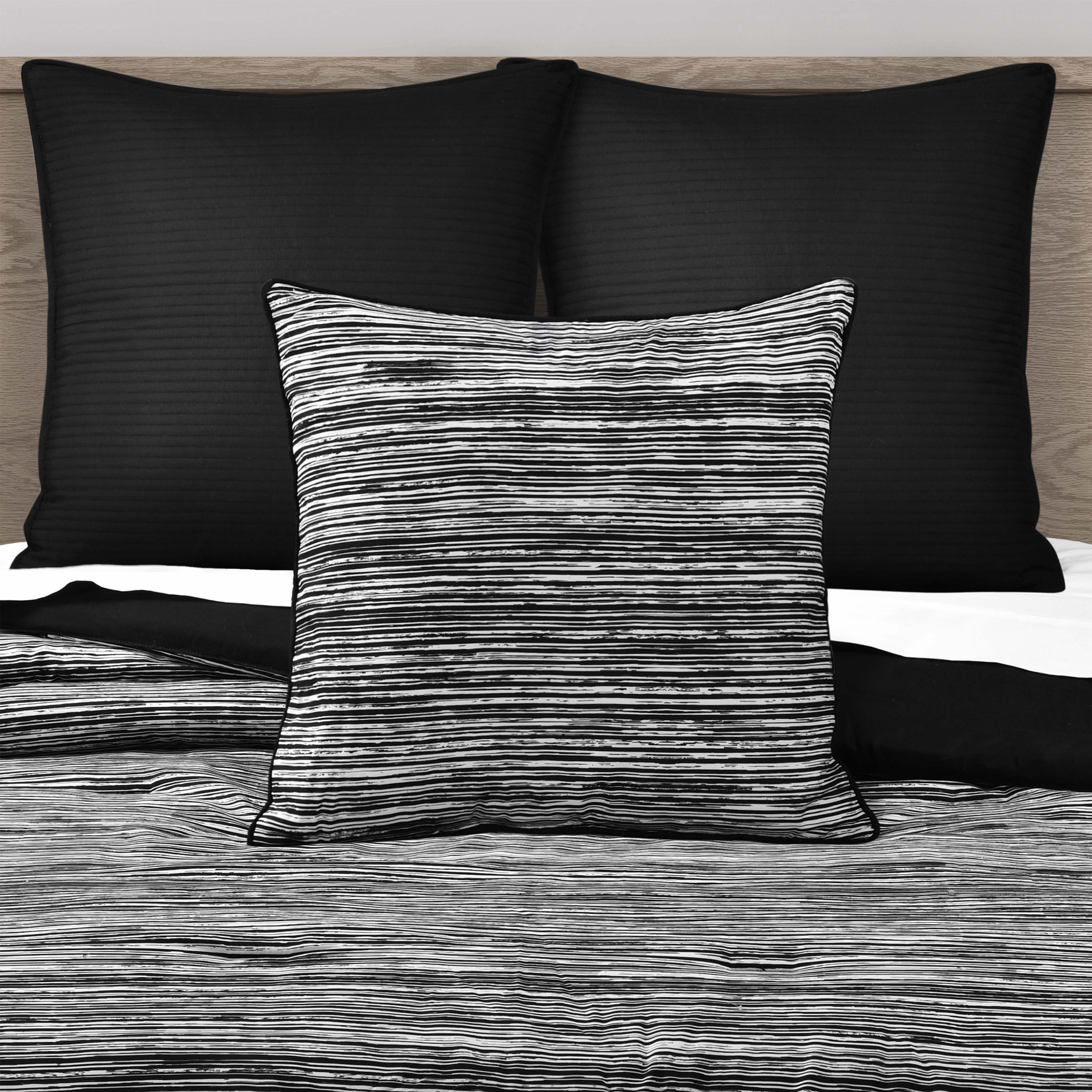 DaltonBlackSquareDecorativeThrowPillow20-x-20