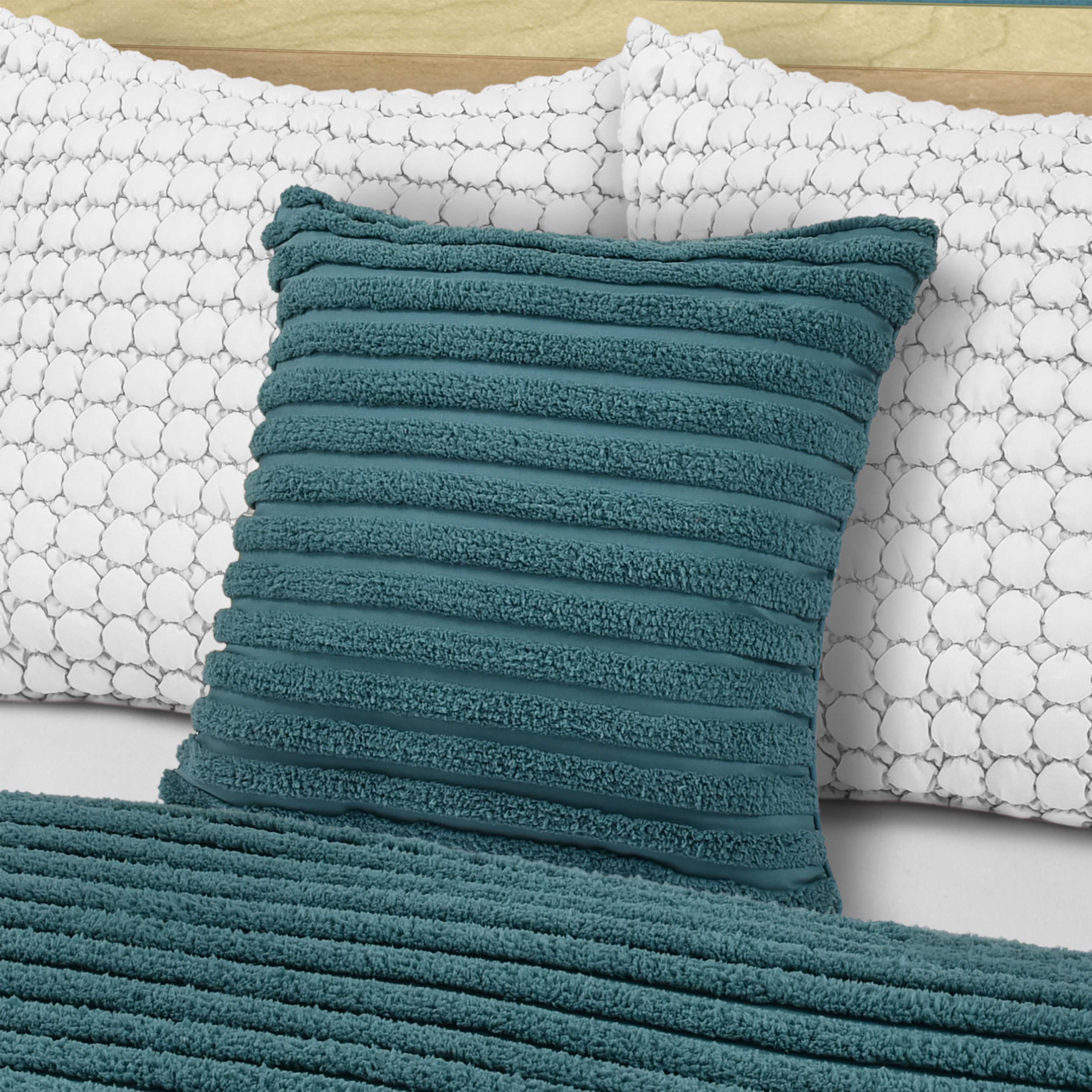 DarbyTealSquareDecorativeThrowPillow20x20