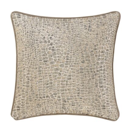 Habitat Pewter Square Decorative Throw Pillow 18" x 18"