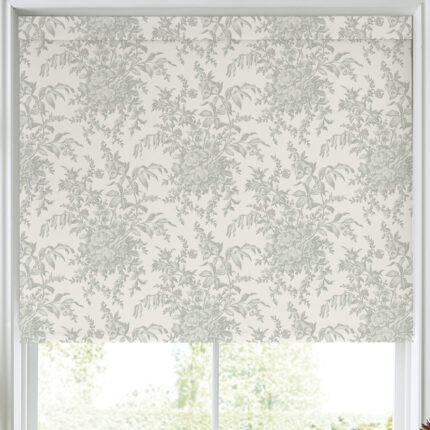 Laura Ashley Picardie Made to Measure Blackout Roller Blind Fennel