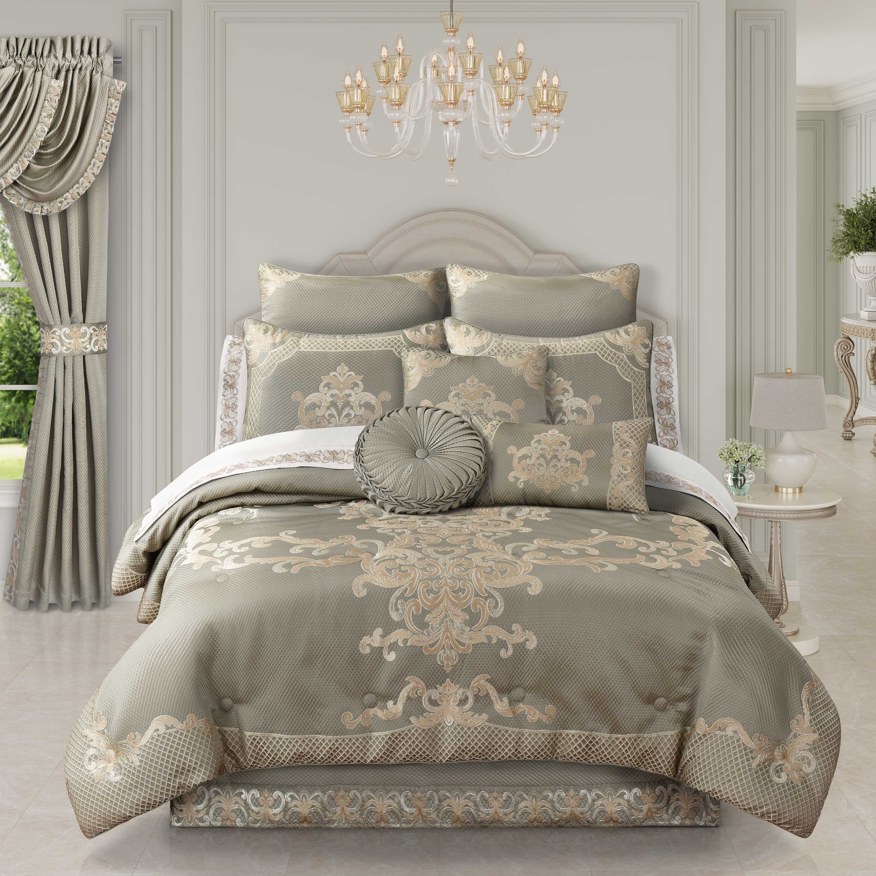 PiazzaSage4PieceComforterSet-1