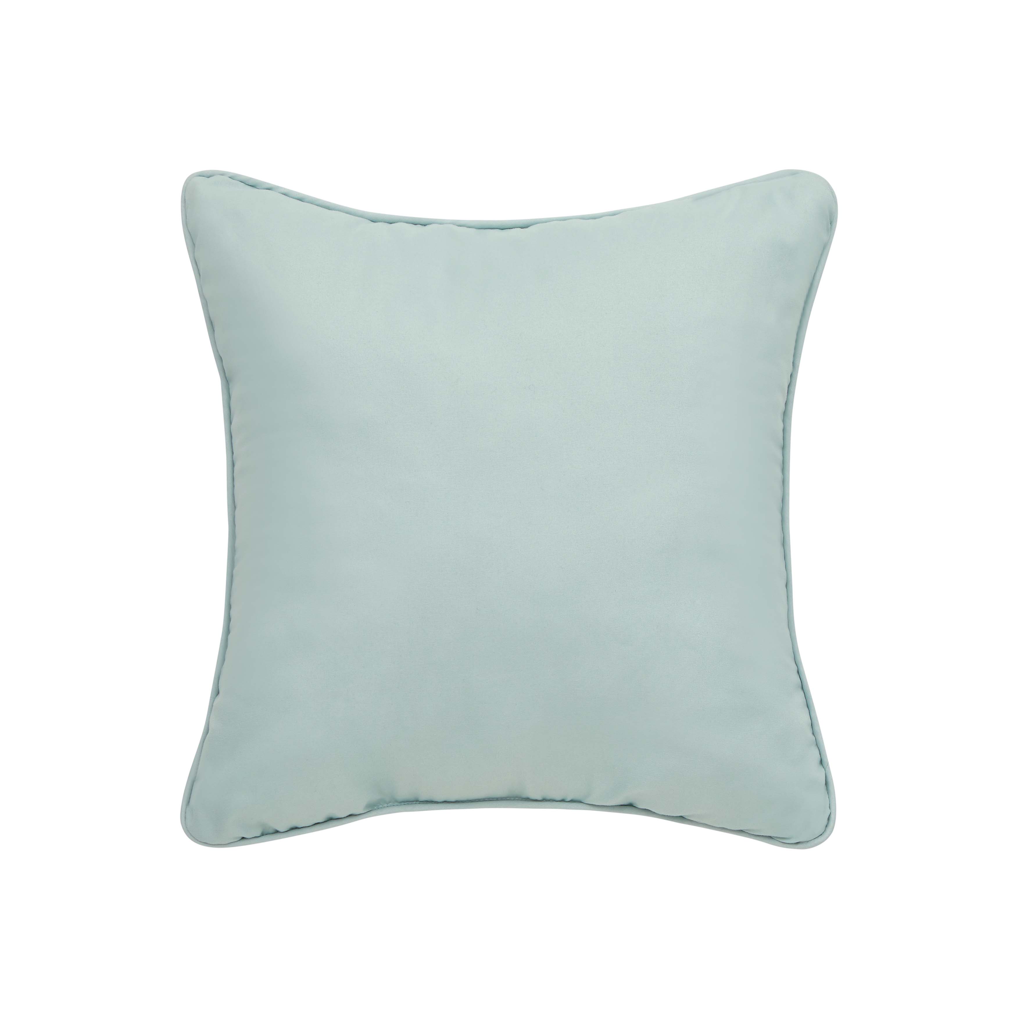 SpringSocialSpaEmbellishedSquareDecorativeThrowPillow16-x16
