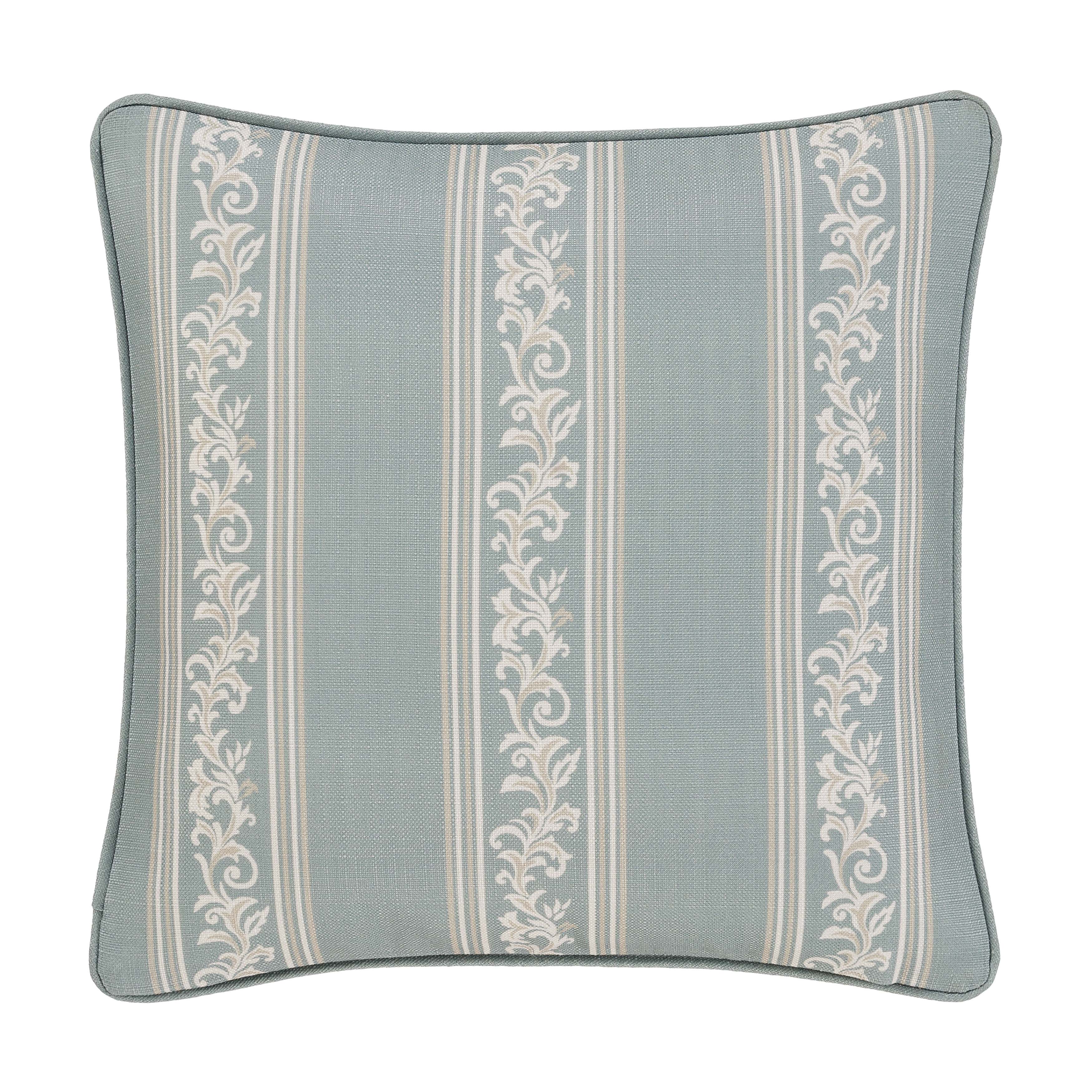 TranquilityAquaSquareDecorativeThrowPillow20-x20