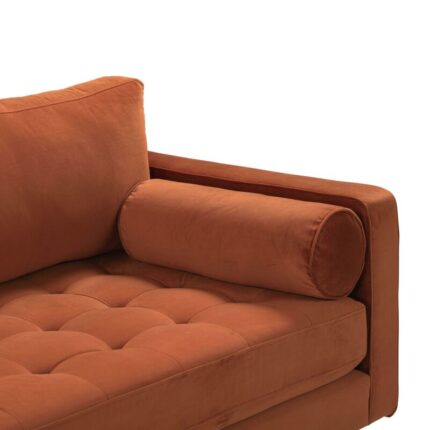 Cave Burnt Sienna Velvet Sofa